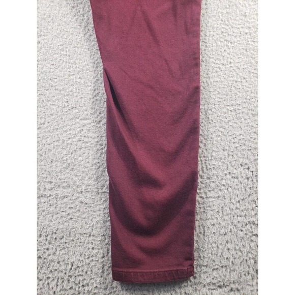 Jennifer Lopez Jeans Womens Size 16 W Skinny Burgundy Denim Jegging Casual 36x29 - Picture 11 of 15